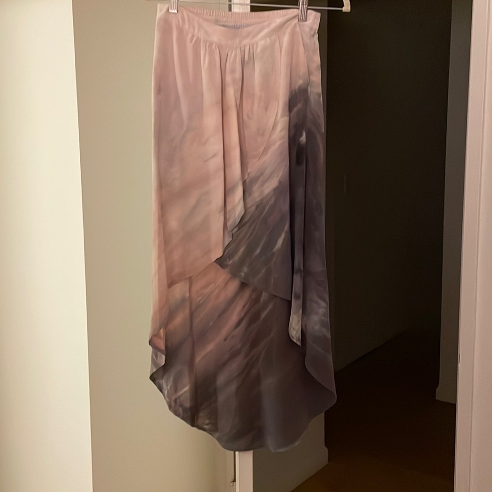 Silk tie-dye Gypsy skirt